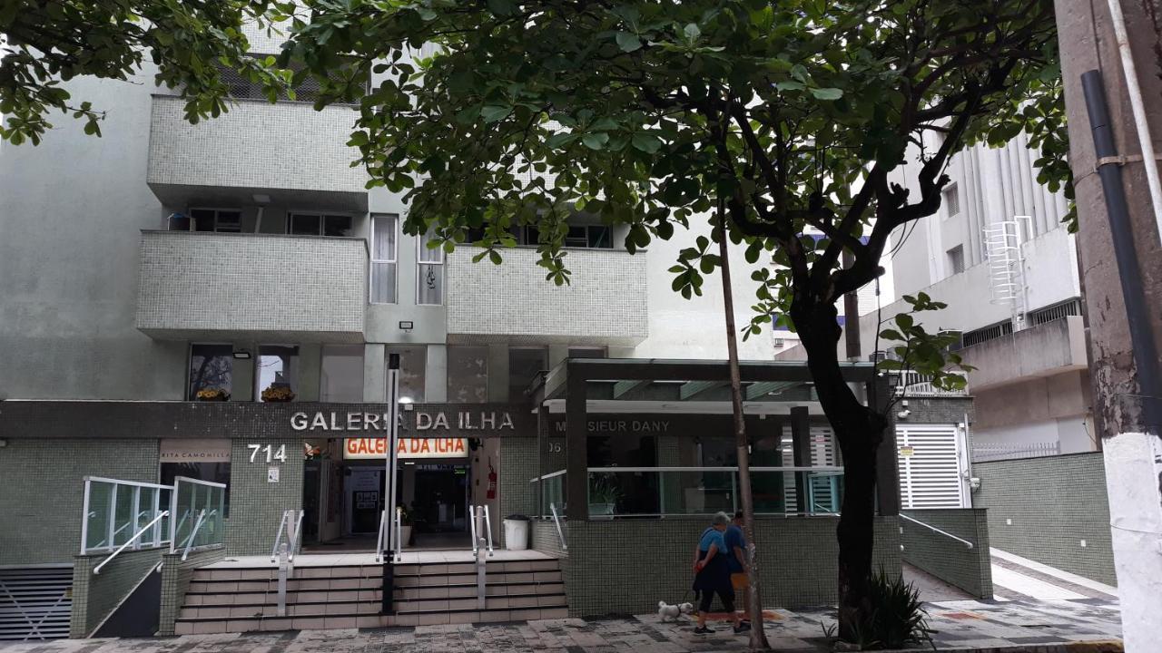 Ótimo apto em Pitangueiras à uma quadra da praia c/ 2 vagas e ar condicionado. Guarujá Exterior foto
